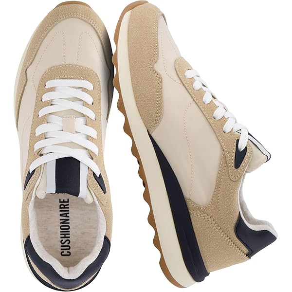 Amazon.com | Nine West Women's Kalah Sneaker, Ivory/Black/Gold