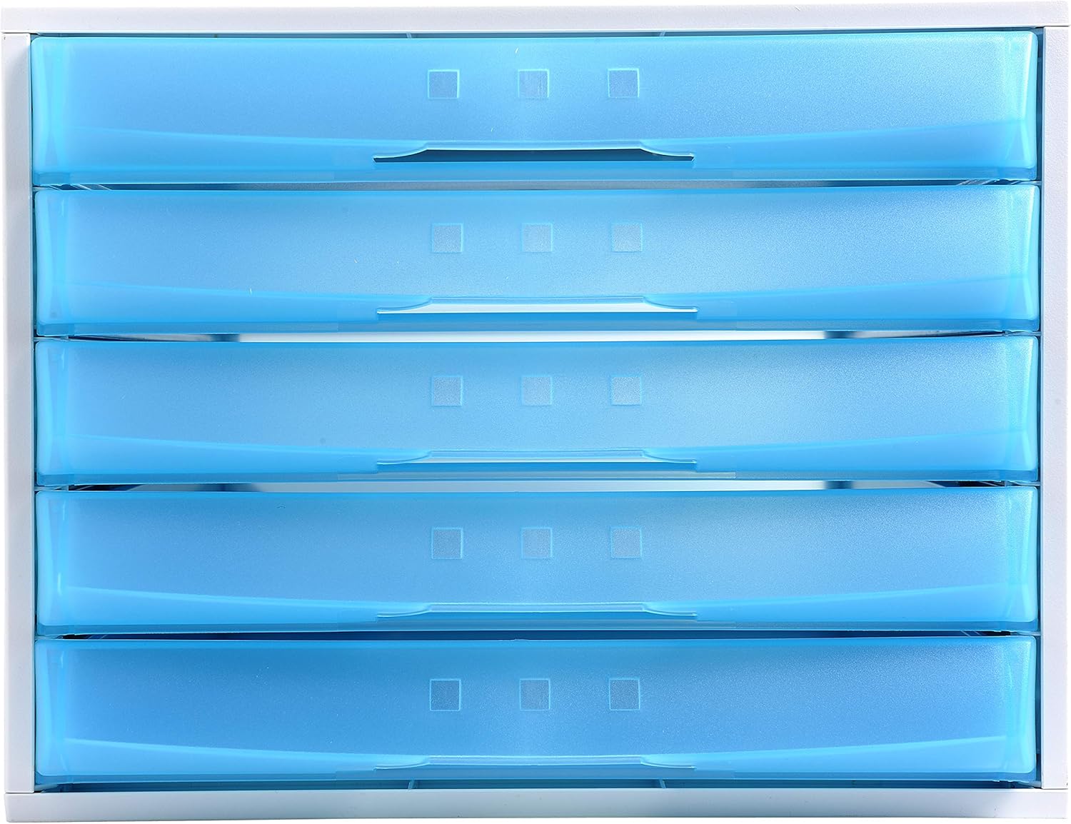THE BOX 222083D Caisson 5 tiroirs fermés pour document A4 ...