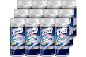 LYSOL DISINFECTING WIPES - Dual Action - 12/35 ct.