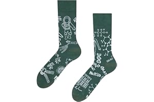 Dedoles Unisex Socks for Women, Men and Kids Cotton Funny Designs Soccer Bicycle Horses Plants Gift Left Right Different