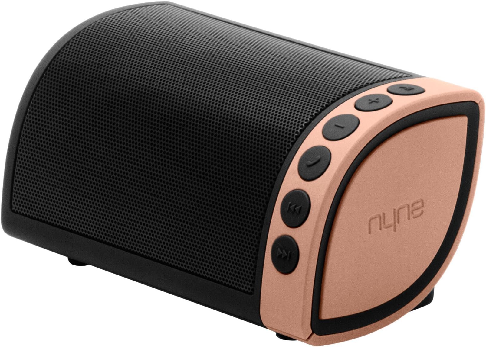 Nyne Cruiser Universal Rechargeable Rugged Portable Bluetooth Wireless Speaker with Built-In Microphone - Black/Rose Gold
