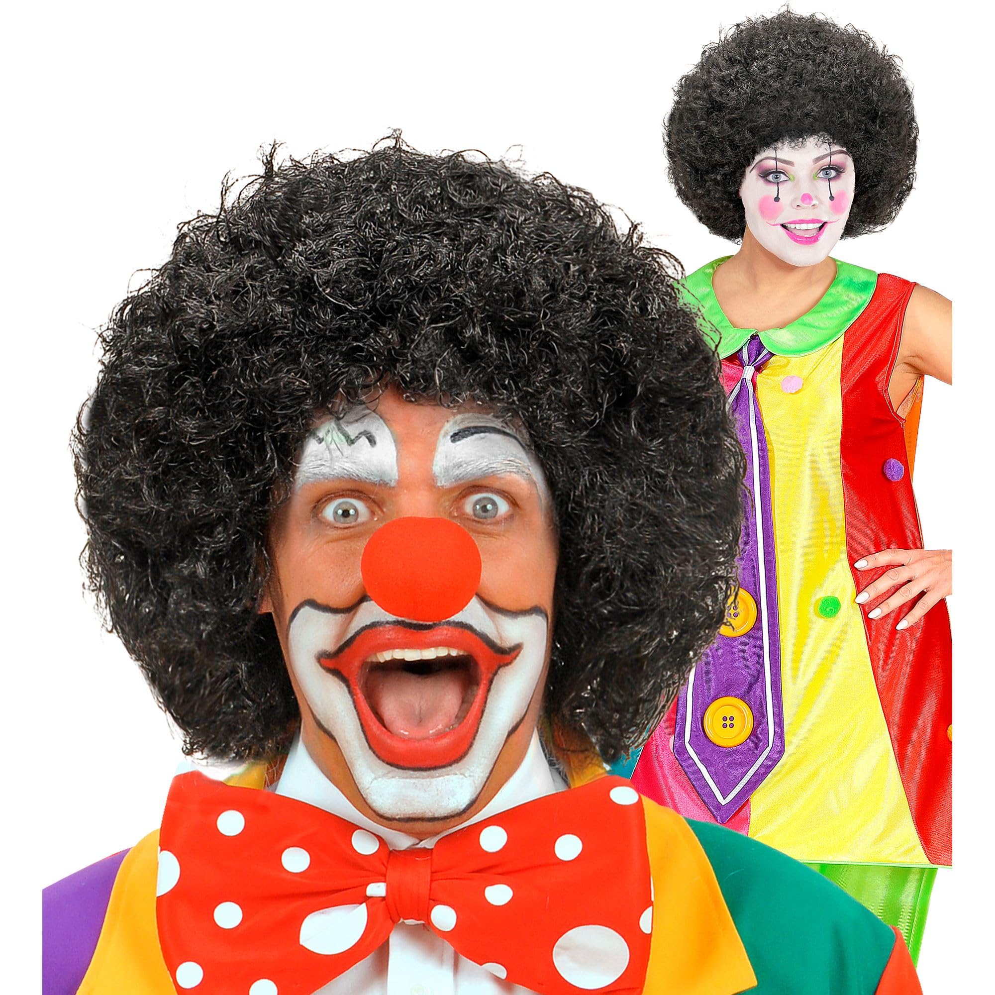 Clown - Black Wig for Hair Accessory Fancy Dress
