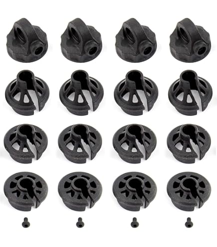 Amazon.com: Team Associated Shock Bushings 12 mm Blue Aluminum
