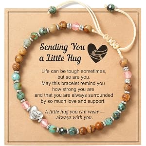 Tarsus Heart Bracelet for Women Teens, A Little Hug You Can Wear on Hand | Always with You Inspirational Reminder, Thinking o