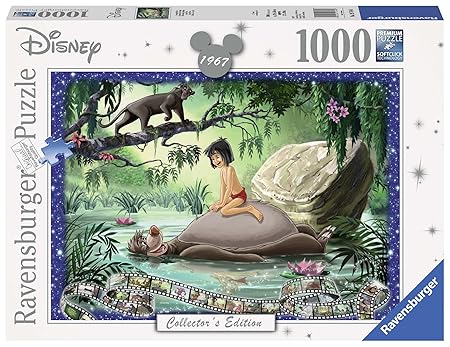 Ravensburger 19744 - Disney: Dschungelbuch, 1000 Teile Puzzle