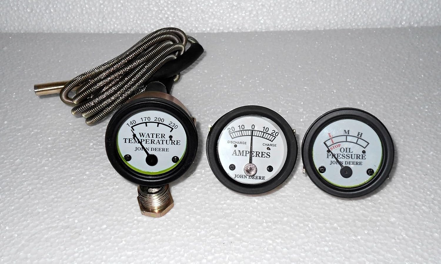Tractor Oil Pressure Ammeter Temperature Gauge Set Replacement fits