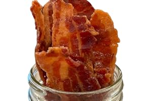 Maple Bacon Jerky I Pork Barrel BBQ Uncured Bacon Jerky Healthy Snacks Food, Maple Old-Fashioned, Sweet Maple and Brown Sugar with Smoky, Slow Cooked Bacon 2 OZ Snack Pack | As Seen on Shark Tank | Nitrate and Nitrite Free, Gluten Free Protein Snack (Maple Bacon Jerky)