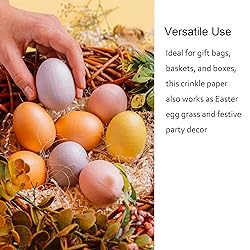 MARSROAM Beige Crinkle Cut Paper Shred 1 LB Gift
