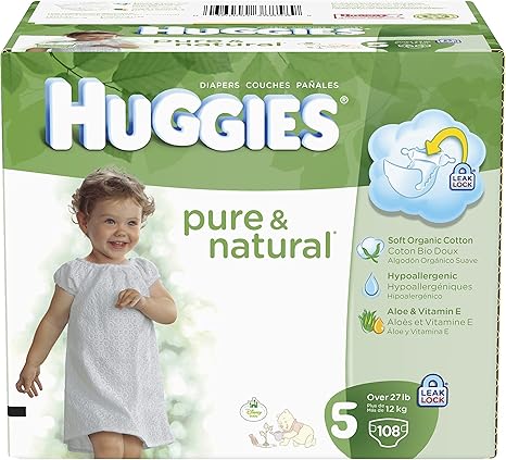 huggies pure and natural diapers