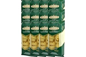 Delverde Artisan Made Pappardelle Nests Certified Kosher 8.8oz 12 pack