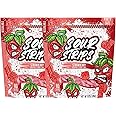 Sour Strips Flavored Sour Candy Strips, Deliciously Sour Chewy Candy Belts, Vegetarian Candies, Party Pack 2-Pack (Strawberry Party Pack)