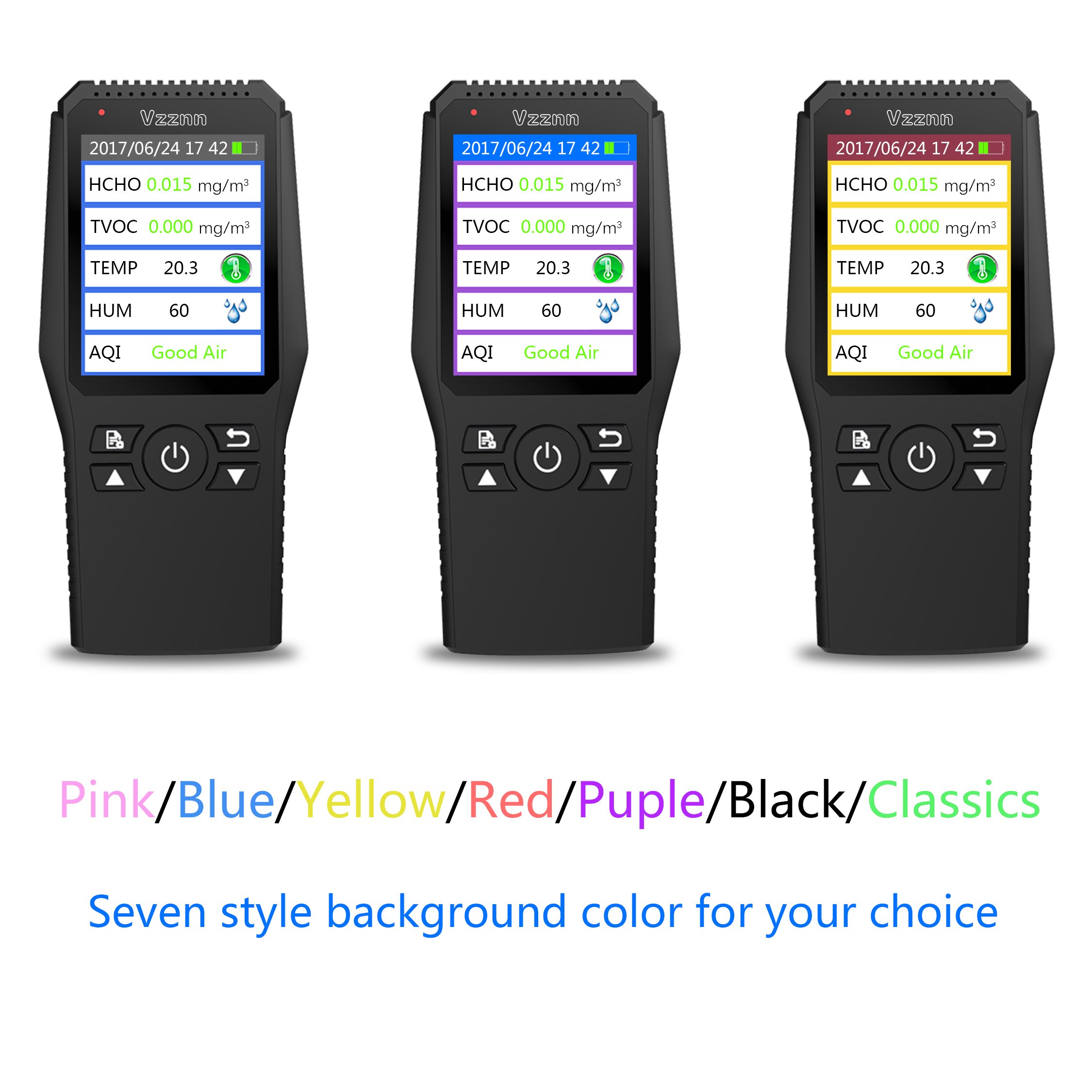 Formaldehyde Detector Test Data Logger For Indoor/Outside Detection Air