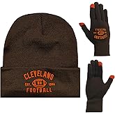 Vintage Classic Skull Cap Embroidery Beanie Fasion Hat Cuffed Winter Hat Knit Comes with Warm Gloves Gifts for Men Women Fans