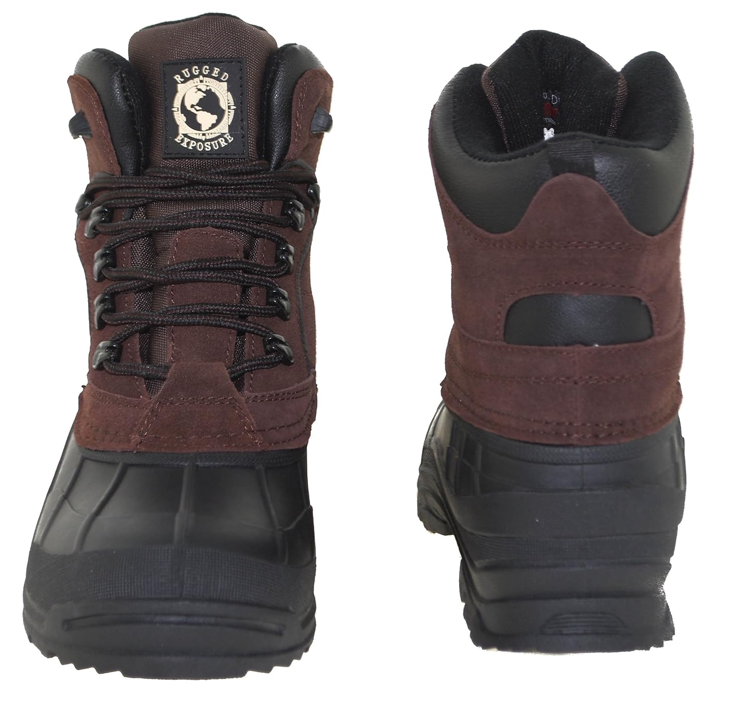 khombu rugged exposure men's mammoth ii waterproof winter boots