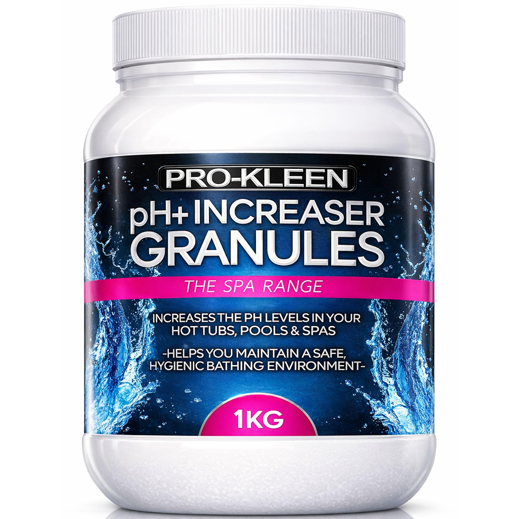 Pro-Kleen pH Increaser - pH Plus Treatment for Hot Tubs, Spas and Pools - Increases pH Levels with Ease (1 kg)