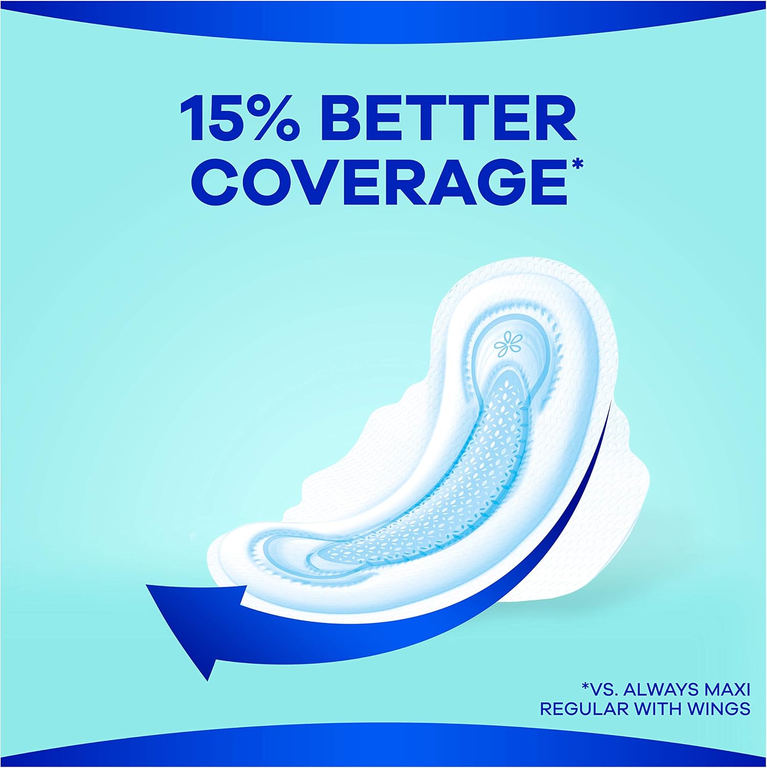 ALWAYS Maxi Size 2 Super Pads With Wings Unscented, 60 Count: Health & Personal Care