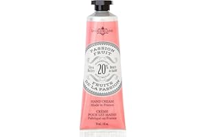 La Chatelaine 20% Shea Butter Hand Cream Travel Size, Organic Argan Oil, Moisturizing, Nourishing, Repairing, Extra-Rich Hand Lotion, Made in France, Paraben Free, 1 oz / 30ml (Passion Fruit)