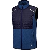 Little Donkey Andy Men's Lightweight Golf Vest Warm Outdoor Sleeveless Jacket for Hiking Travel Running Casual
