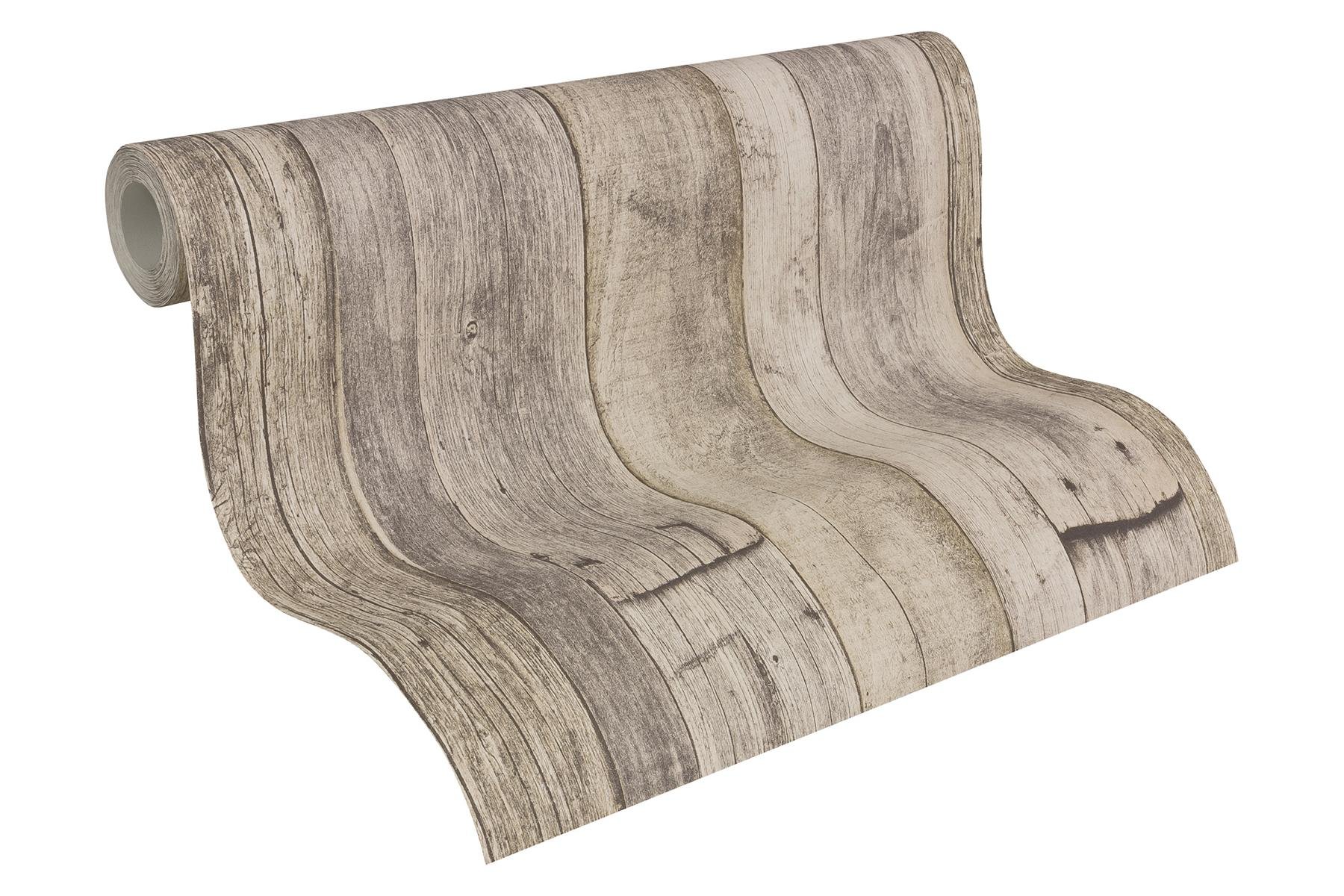 A.S. Creation 95931-2 10.05 x 0.53 m Wood Effect Wallpaper - Brown