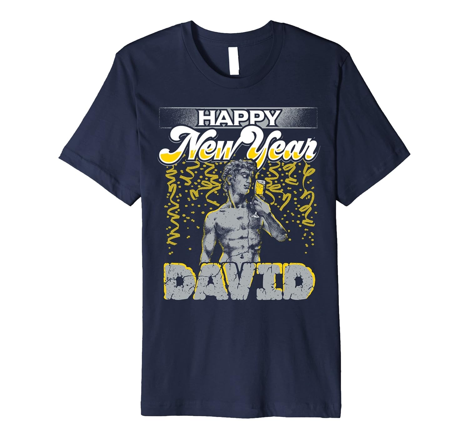 Statue of David New Years Shirt Florence Italy Premium Tee-ANZ