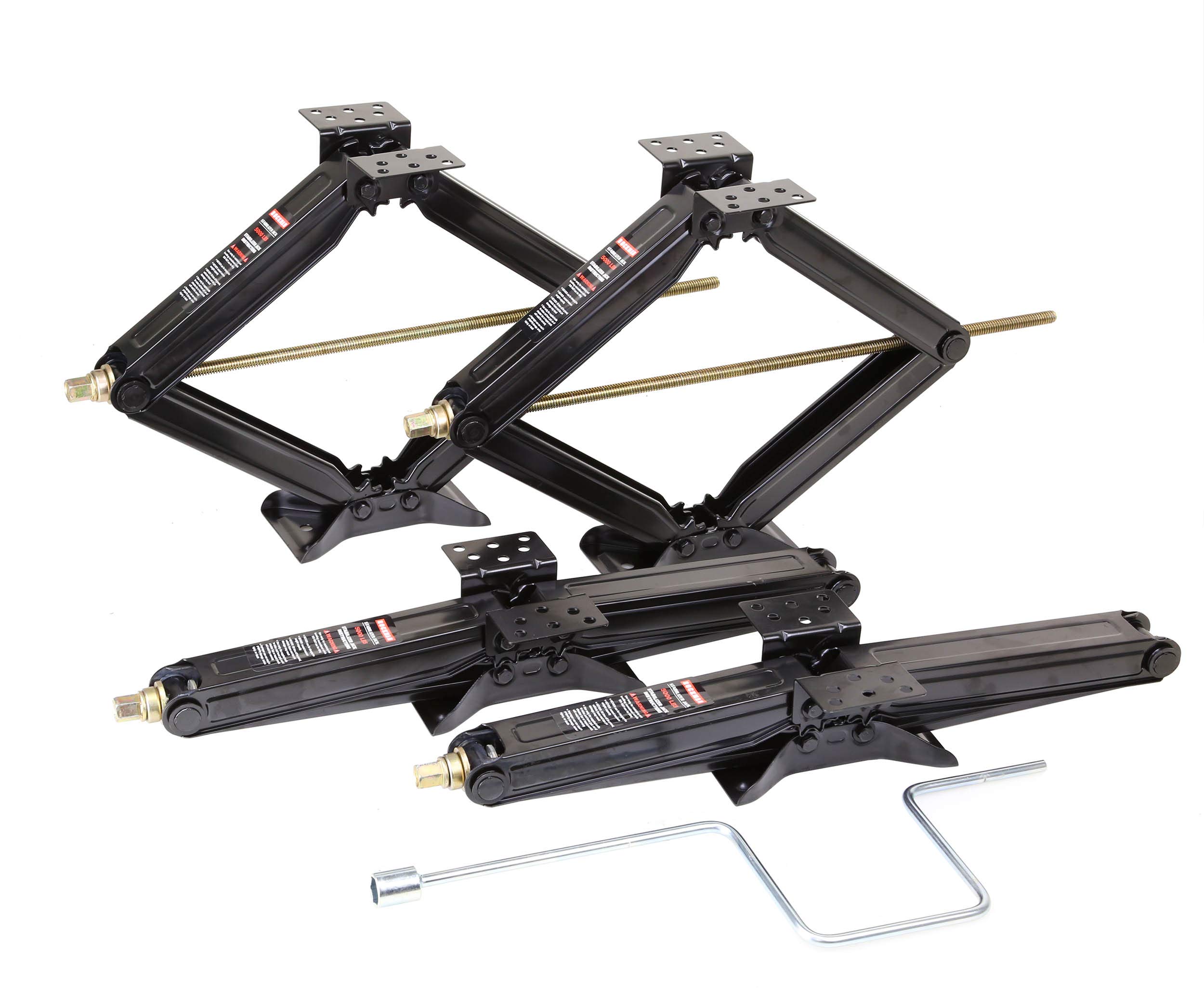 Buy ROCKMAN RV Camper Trailer Stabilizer Leveling Scissor Jacks w