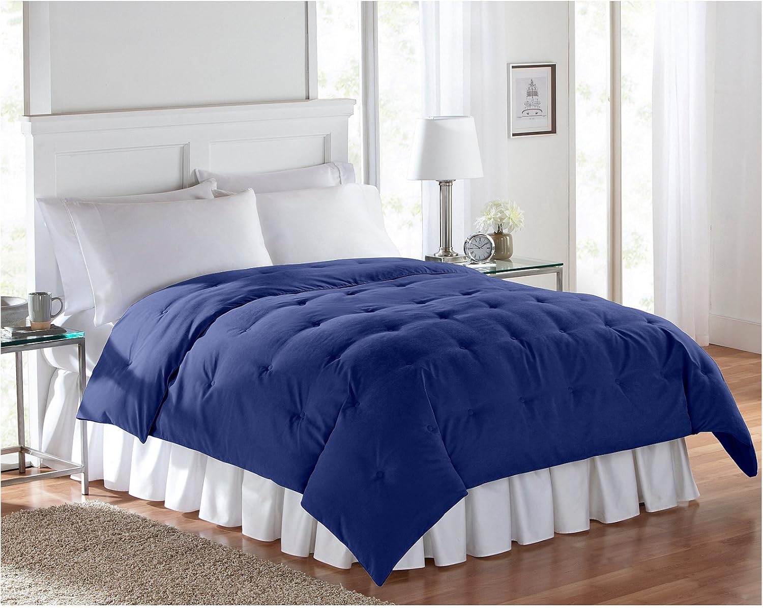 Living Quarters Oasis DownAlternative Comforter Navy Twin