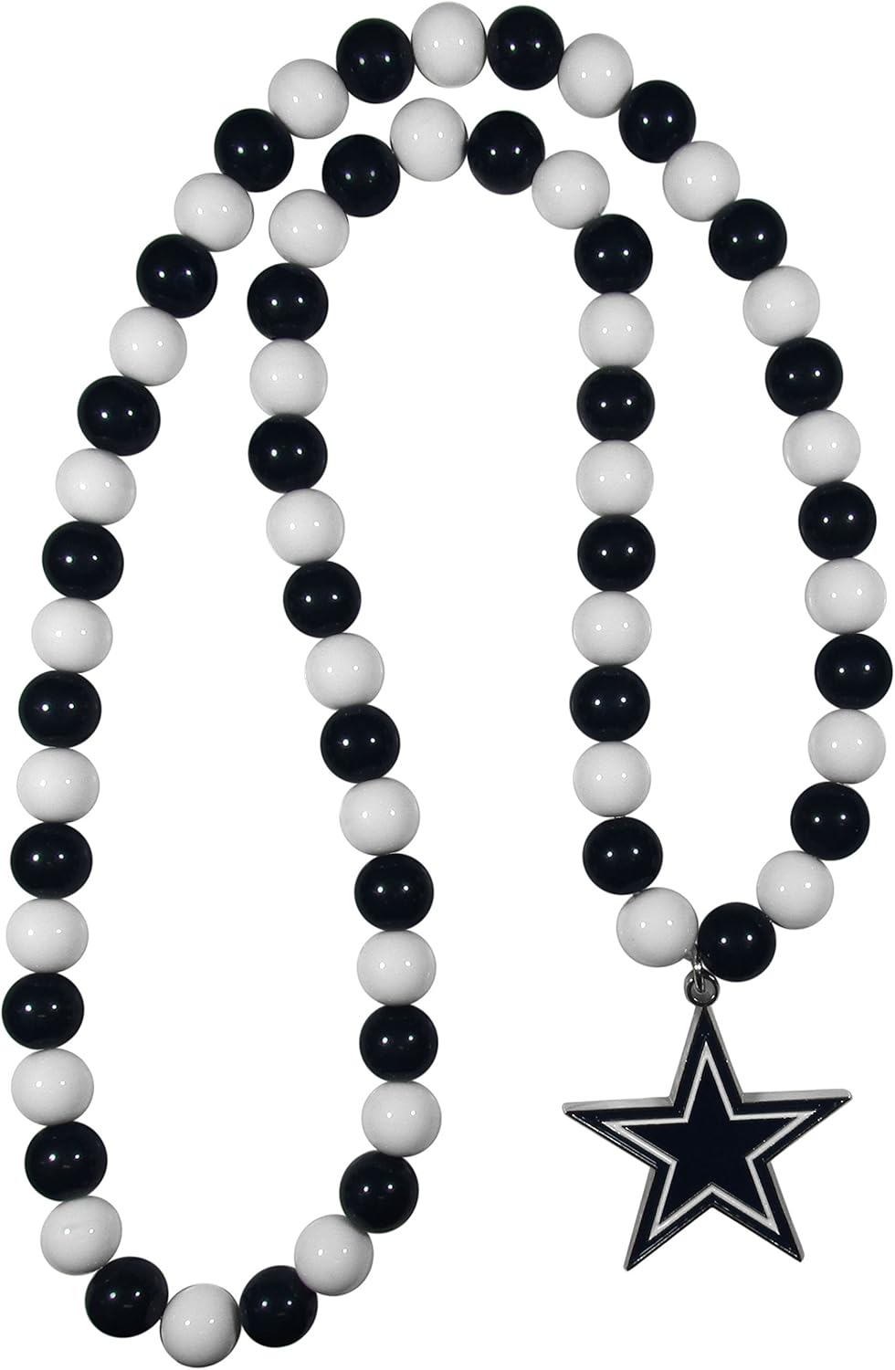 NFL Siskiyou Sports Womens Dallas Cowboys Fan Bead Necklace 24 inch Team Color : Clothing