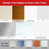 Command Clear Medium Wire Hooks 20 Hooks 24 Strips Holds 2 lb Each view 8