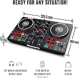 Numark Party Mix II DJ Controller 2 Decks Serato Lite with Lights USB view 6