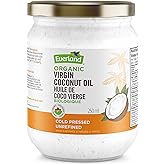 Everland Virgin Coconut Oil, Glass Bottle, 250 ml (Pack of 1)