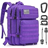 G4Free 45L Military Tactical Backpack 3 Day Assault Survival Molle Pack Bug Out Bag Travel Fishing Backpack Rucksack