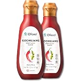 Gochujang Korean Chili Sauce [7.5 oz | Pack of 2] [Spicy Miso] &ndash; Medium Hot Squeeze Bottle | Korean Hot Pepper Paste Sauce for Bibimbap, Tteokbokki, Stir-Fry, Noodles, Rice &amp; More &ndash; Vegan, Gluten-Free - O&rsquo;food