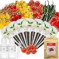 Tomato Seed Pod Kit for AeroGarden, idoo, Ahopegarden, MUFGA with Red Heirloom/Golden Harvest Cherry Tomato, Roma/San Marzano/Yellow Pear Tomato - Compatible with All Hydroponics (7-Pod)