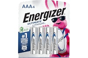 Energizer L92SBP-4 Energizer Ultimate Lithium AAA Battery, 4 Count, 0.04 kg