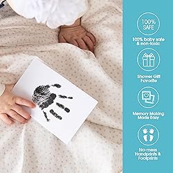 Pearhead 4-Pack Clean-Touch Ink Pad Kit, Mess-Free