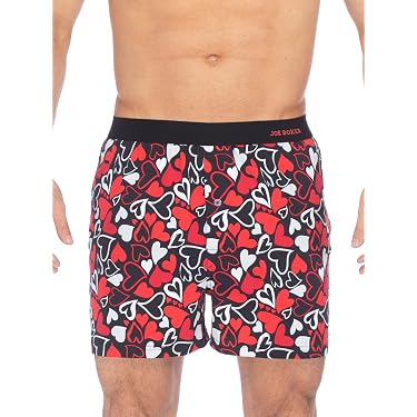 Boxer Homme Imprimé Macaron – 95% Polyester, 5% élasthanne, Coupe 3D, Taille élastique, Lavable En Machine