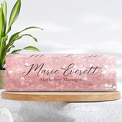 Custom Name Plate for Desk | Personalized Desk Name