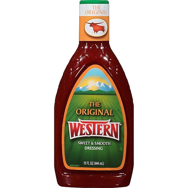 WESTERN ORIGINAL SWEET AND SMOOTH FRENCH SALAD DRESSING, 15 FL. OZ.