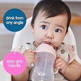 b.box Sippy Cup 240ml Drink from Any Angle Fliptop Weighted Straw BPA Free view 8