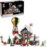 LEGO Icons Santa's Post Office Building Set for Adults - Christmas Village Decoration for Home - Includes Santa Minifigure, 4