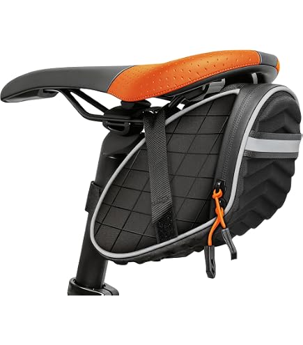 Amazon.com: ROCKBROS Bike Seat Bag, Bicycle Saddle Bag Under Seat
