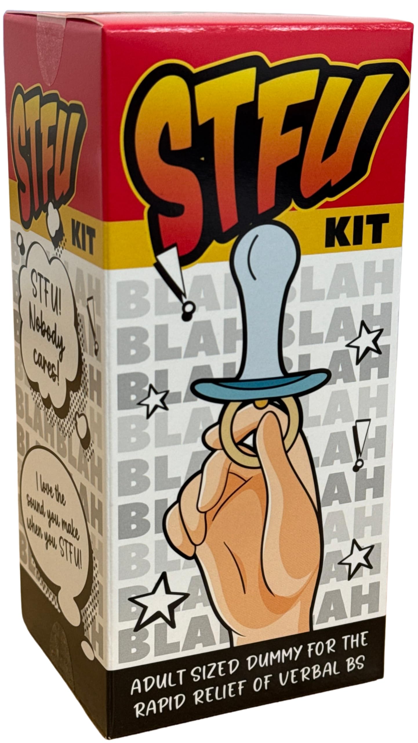 Diabolical DP1418 STFU Kit - Funny Secret Santa Gifts for Men Under 10 Pounds, Joke Gifts for Men, Funny Stocking Fillers for Him, Mens Novelty Gifts, Novelty