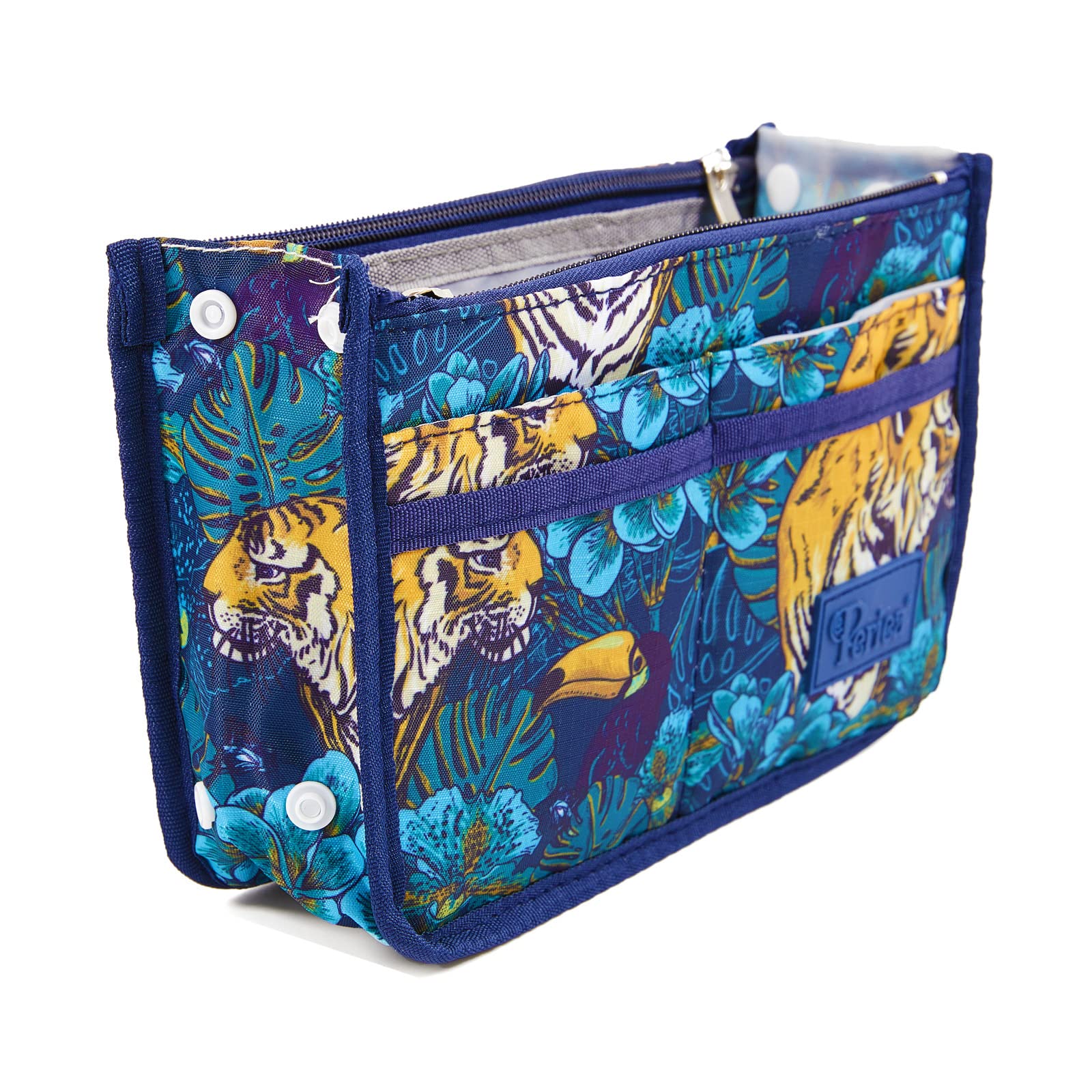 Periea 'Signature' Luxury Handbag Organiser Insert - 3 Sizes - (Tiger Toucan, Small)