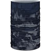 BUFF CoolNet UV Neck Gaiter, UPF 50 Sun Protection, Breathable, Versatile, Quick Dry Face Mask, Black & Blue, Adult Size