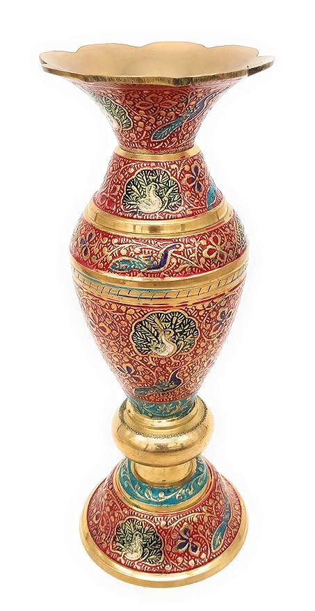 Buy Bhunes Vases Brass Flower Vase Vases Flower Brass