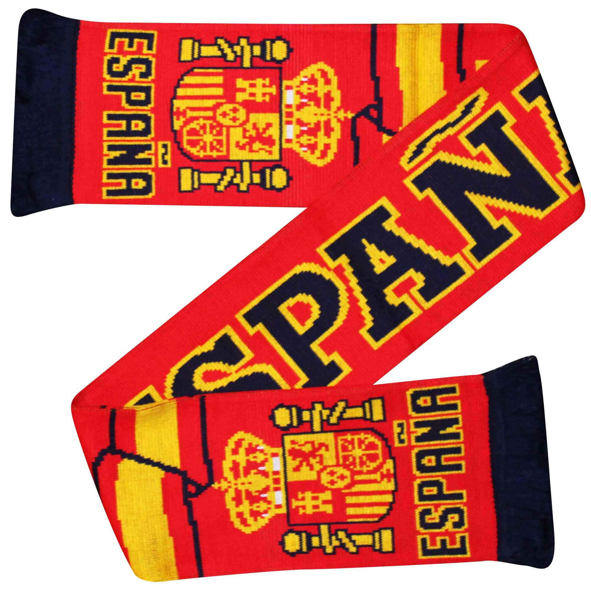 Spain (España World Cup Football Fans Scarf (100% Acrylic), Football Scarf, Sports Fans Scarf