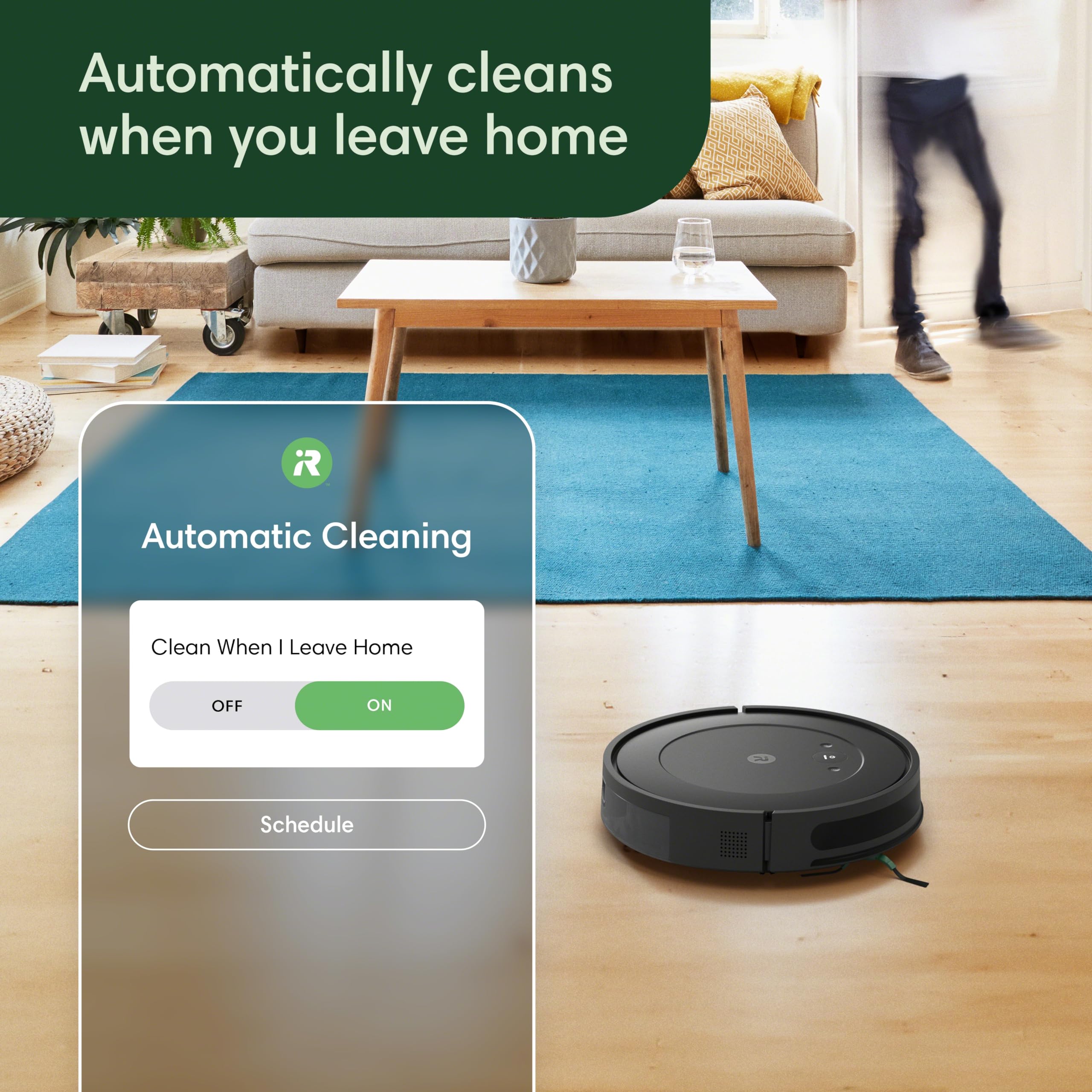 iRobot Roomba Vac Robot Vacuum (Q0120) - Easy to use, Power-Lifting Suction, Multi-Surface Cleaning, Smart Navigation Cleans in Neat Rows, Self-Charging, Alexa - Image 8