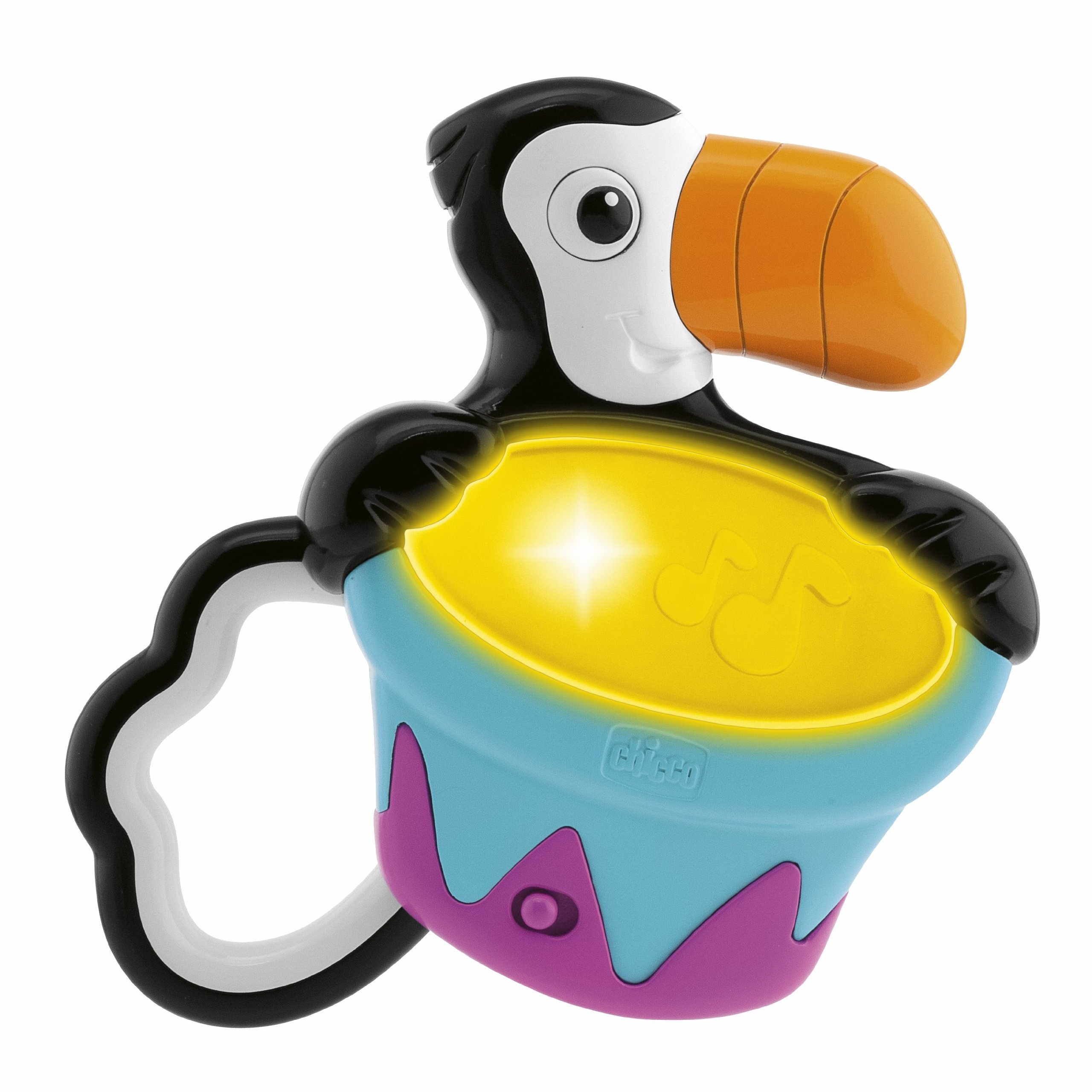 chicco Music Rattle Drum Toucan