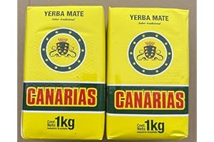 Yerba Mate Canarias 2 Pack (2kg - 4.4lbs) - Original Flavor - No Stems