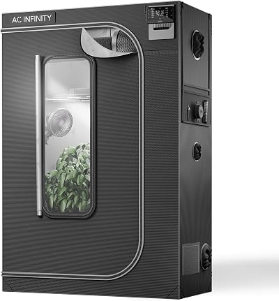 AC Infinity CloudLab 642 Grow Tent 4x2 120x60x180cm 2000D Canvas 4 inlets